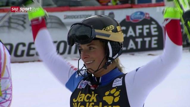 Lara Gut gewinnt mit Hundertstel-Sekunde