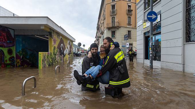 Heftiges Unwetter sorgt für Überschwemmungen in Mailand