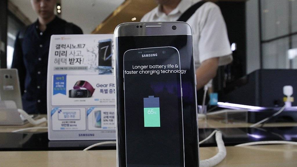 Es war der Akku: Samsung-Untersuchung zu Galaxy-Handy Note 7 veröffentlicht. (Archivbild)
