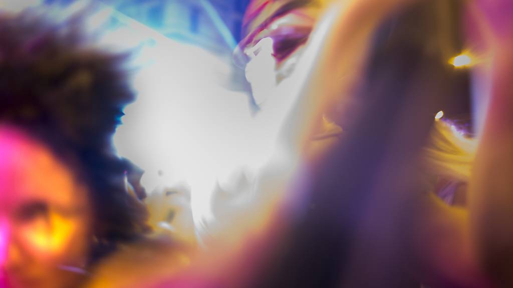 Mehrere hundert junge Leute feierten auch die Nacht auf Sonntag oberhalb von Villeneuve VD durch. (Archivbild)