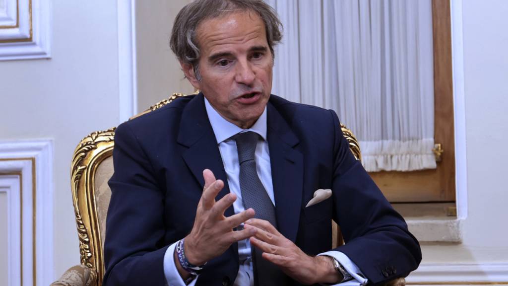 ARCHIV - Der Chef der Internationalen Atomenergiebehörde (IAEA), Rafael Grossi. Foto: Uncredited/AP/dpa/Archivbild