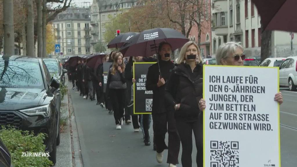 Stiller Protest gegen Menschenhandel 