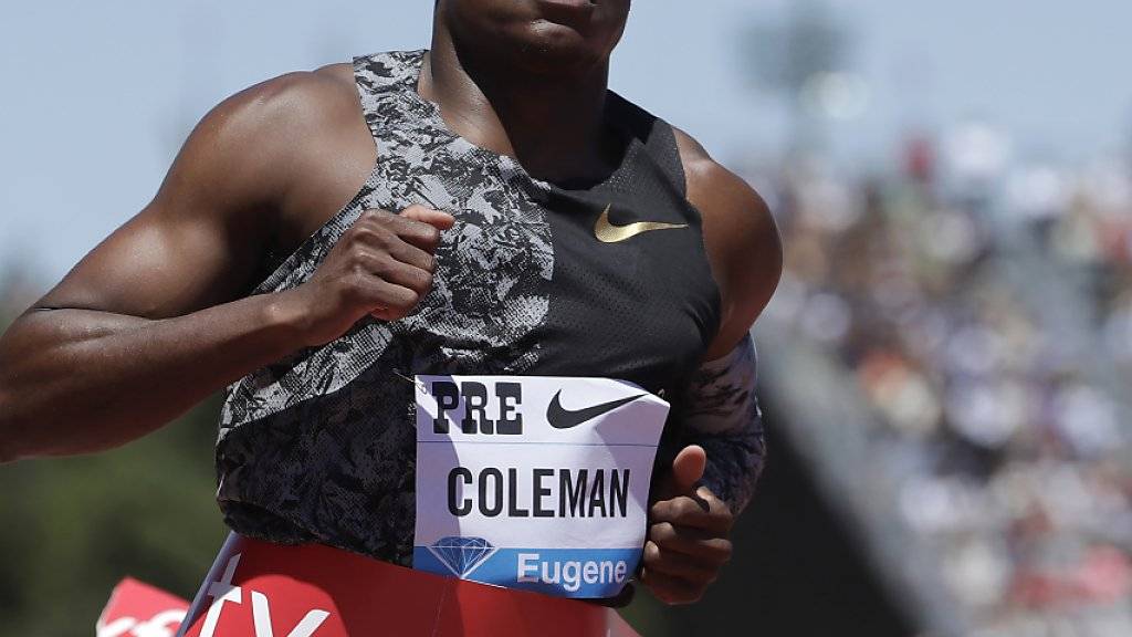 Christian Coleman wurde und wird von der Anti-Doping-Agentur (USADA) angehört