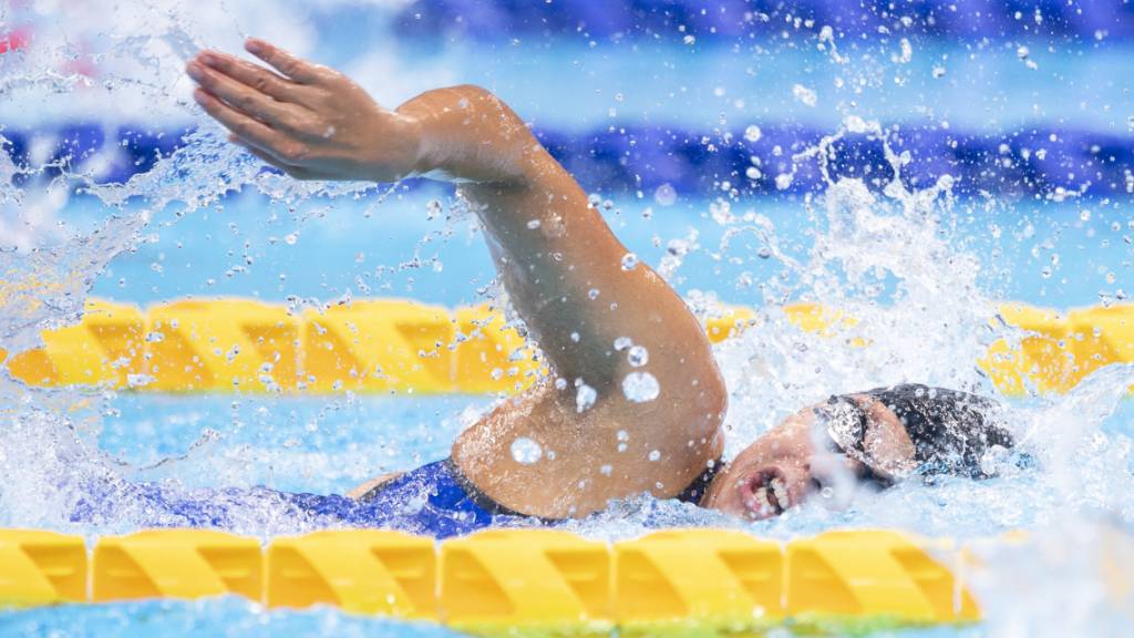 Nora Meister (hier bei den Paralympics 2020 in Tokio) war mit drei Goldmedaillen und einer Silbermedaille die grosse Figur bei den Europameisterschaften der Para-Schwimmer auf Madeira