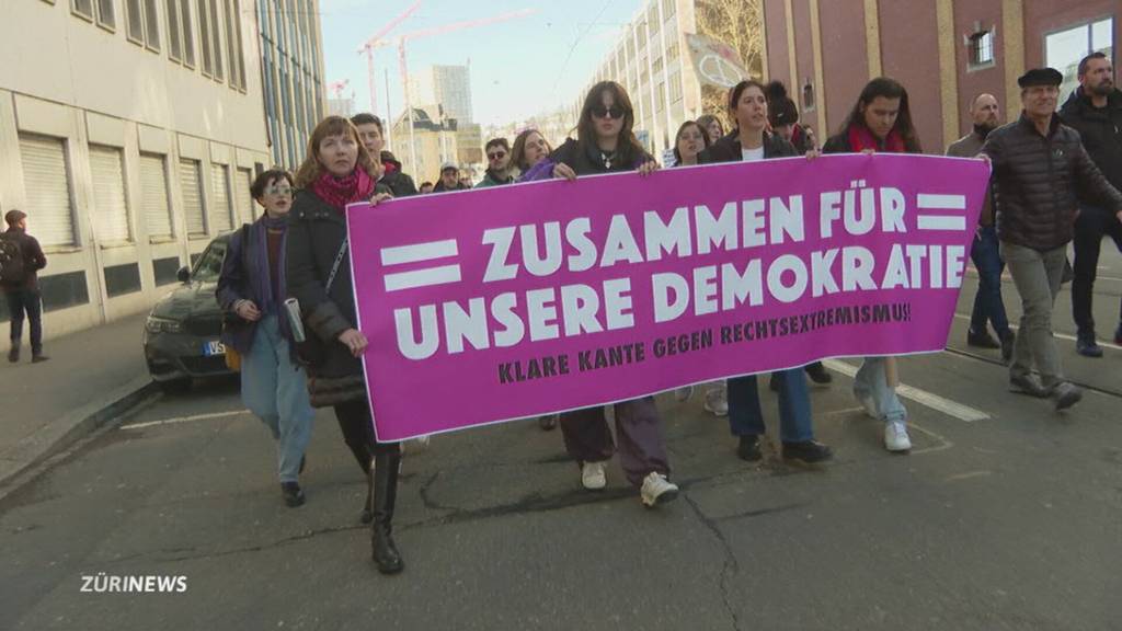 «Anti-Rechts»-Demo in Zürich