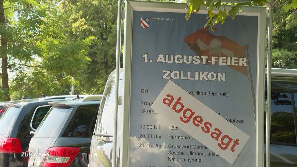 1. August fällt ins Wasser: Zürich gibt aber nicht auf