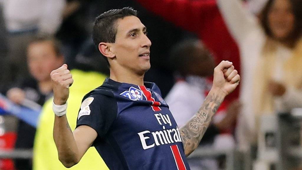 Angel Di Maria entschied den Ligacup-Final zugunsten von Paris Saint-Germain