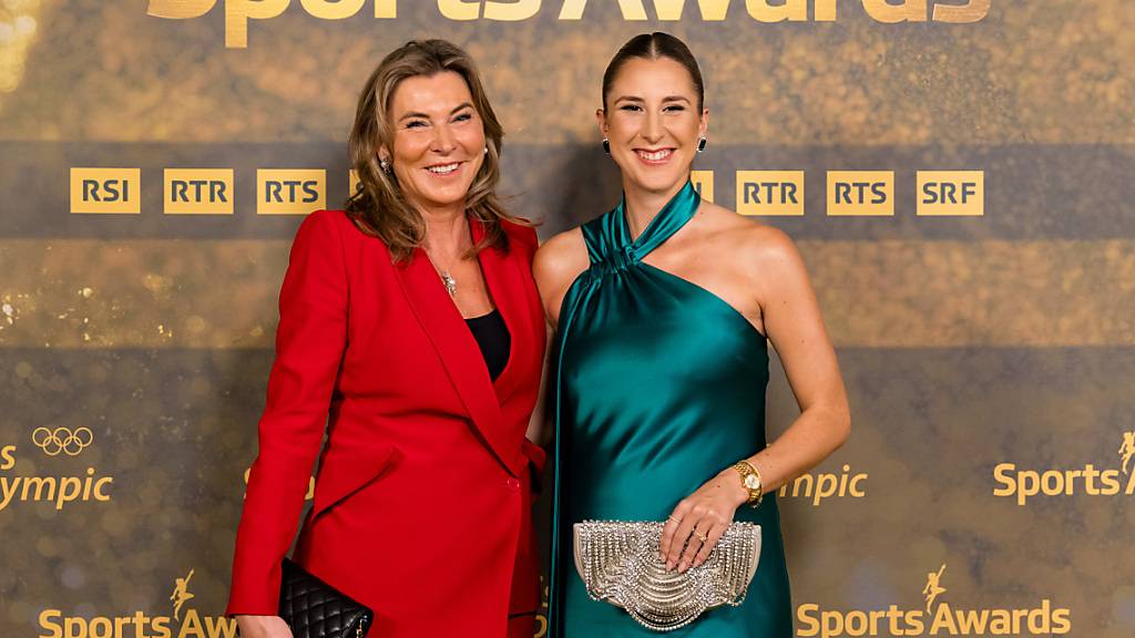 Im Dezember liess sich Belinda Bencic noch mit ihrer Mutter bei den Sports Awards ablichten, nun ist die 27-jährige selbst Mutter geworden