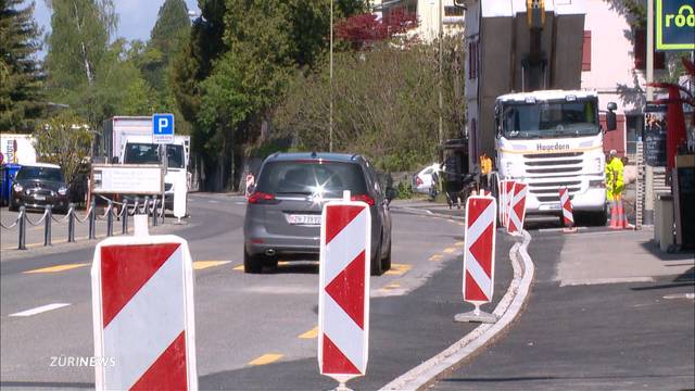 Seestrasse bleibt vorläufig eine Baustelle