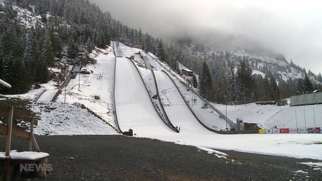 Sprungschanzen-Eröffnung in Kandersteg