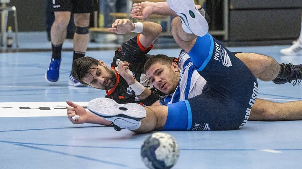 In den Final gekämpft: Kriens-Luzerns bester Torschütze Marin Sipic gegen GC Amicitia mit letztem Einsatz