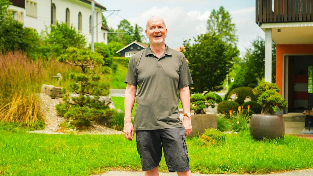 Peter zeigt seinen «japanischen Kunstgarten» 