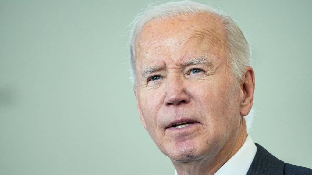 ARCHIV - Der damalige US-Präsident Joe Biden bei einem Besuch in Berlin. Foto: Michael Kappeler/dpa