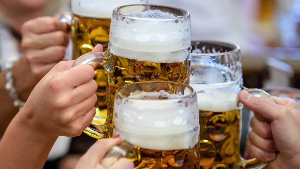 In der Stadthalle Chur findet dieses Wochenende das Calanda Oktoberfest statt.