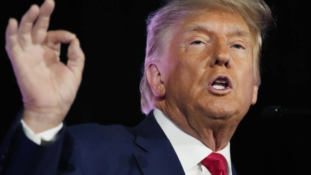 Ex-Präsident Donald Trump bei einer Wahlkampfveranstaltung in Las Vegas. Foto: John Locher/AP/dpa