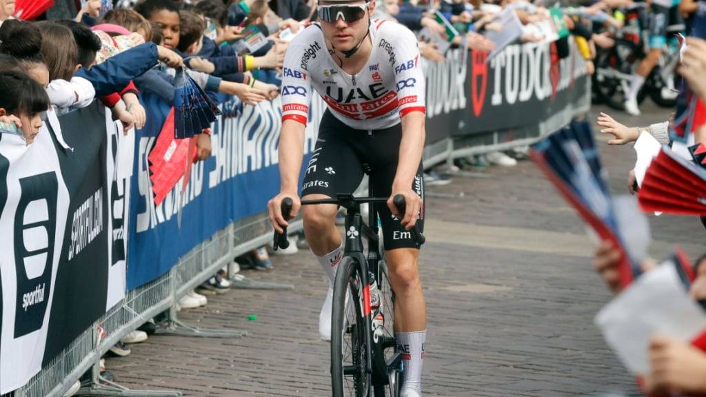 Marc Hirschi verpasst den Sieg am Amstel Gold Race knapp. (Archivbild)