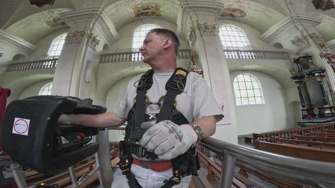Klosterkirche in Engelberg wird auf Vordermann gebracht