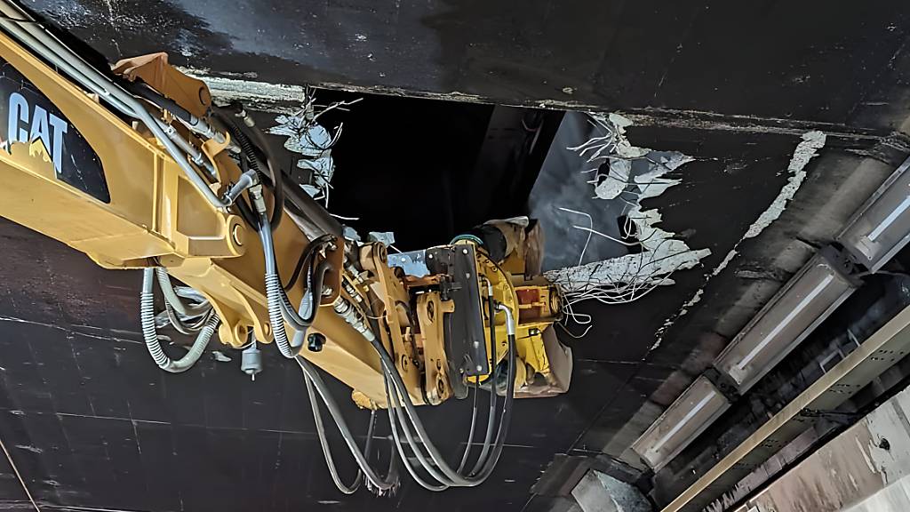 Der Gotthard-Strassentunnel kann wieder befahren werden - die Reparaturarbeiten konnten beendet werden. (Bild vom Mittwoch, 13.9.2023)