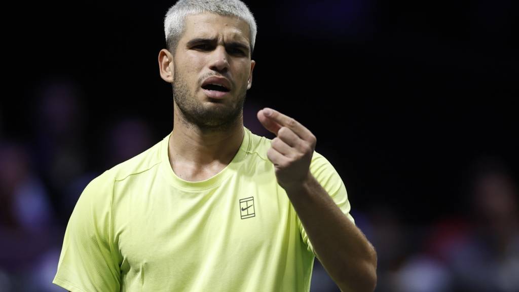 Carlos Alcaraz hadert