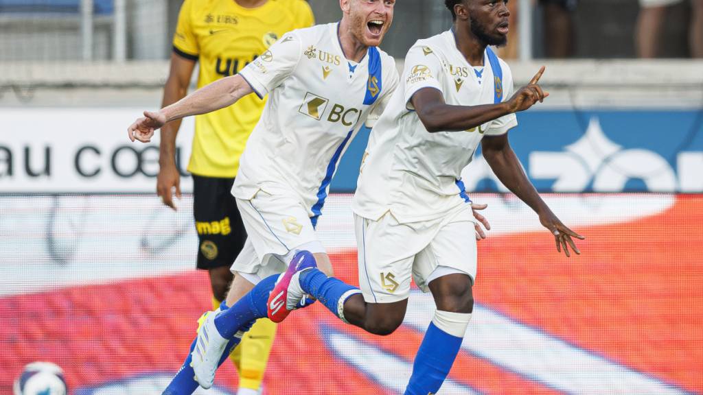 Nathan Butler-Oyedeji und Florent Mollet sorgen für den späten Lausanner Punktgewinn gegen die Young Boys