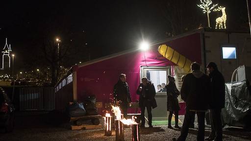Die Kältepatrouille der Stadt streift bis spät in die Nacht durch Zürich