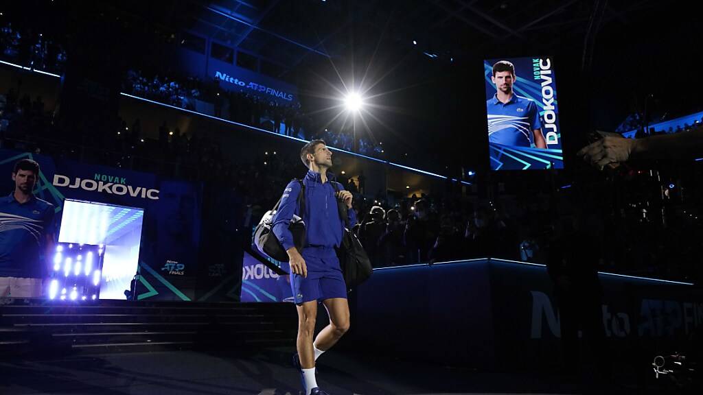 Das Startspiel gegen Casper Ruud geriet für Novak Djokovic nicht zum Spaziergang