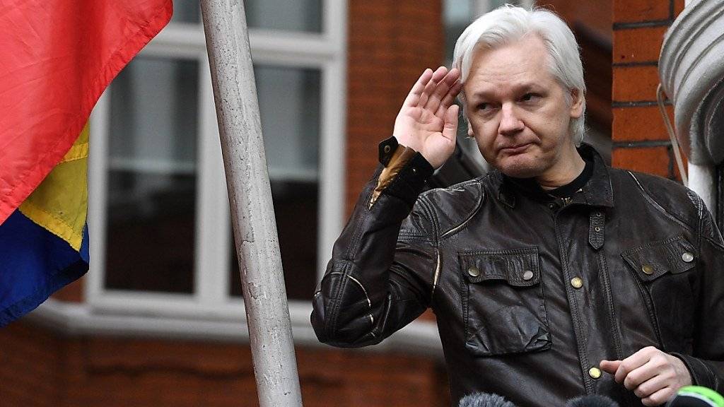 Wikileaks-Gründer Julian Assange hält sich seit fast sechs Jahren in der ecuadorianischen Botschaft in London auf. (Archiv)