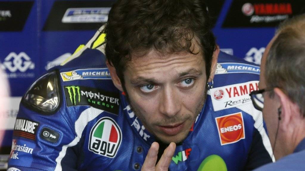 Valentino Rossi startet mit dem Handicap eines gebrochenen Fingers zum GP Australien
