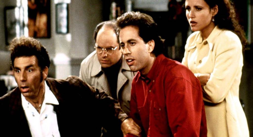 In Seinfeld geht es um den Alltag von vier Freunden in New York.