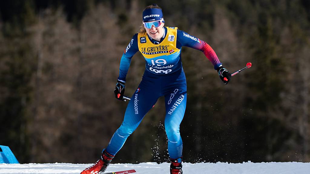 Nadine Fähndrich gelingt beim Weltcupfinale in Falun eine weitere Top-5-Platzierung