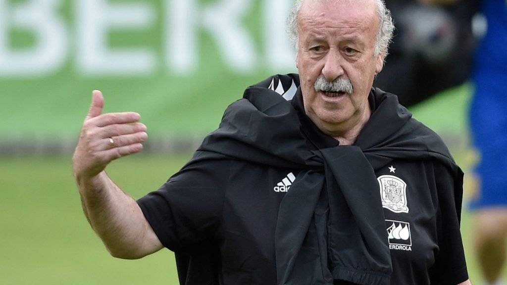 Will mit Spanien den dritten EM-Titel in Serie holen: Trainer Vicente Del Bosque
