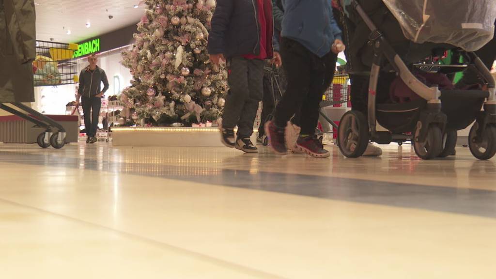 Einkaufsstress kurz vor Heilig Abend