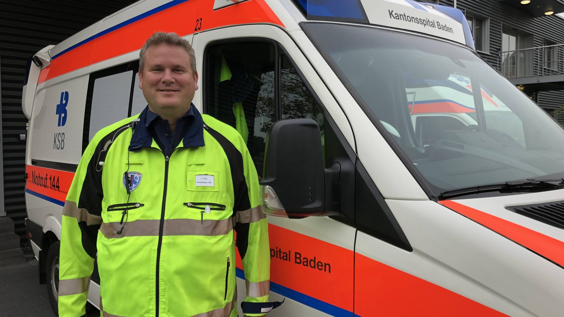 Lukas Frey, Notfalldienst Kantonsspital Baden