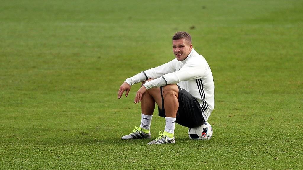 Lukas Podolski stand zuletzt für Deutschland bei der EM im Einsatz