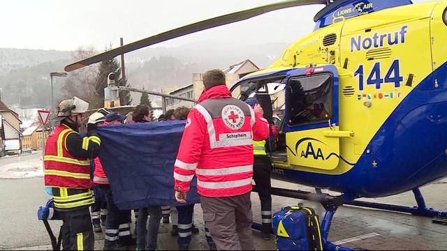 Retter im Aargau: Rettungsheli