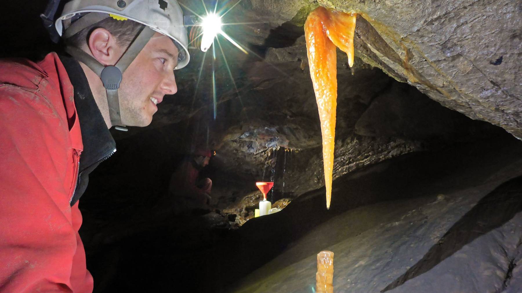 Thomas Bär ist ein leidenschaftlicher Höhlengänger -  seinen 30. Geburtstag hat er allerdings eingesperrt im Hölloch verbracht.