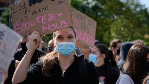 Mehr als 5.000 Festnahmen bei Schülerprotesten in Frankreich
