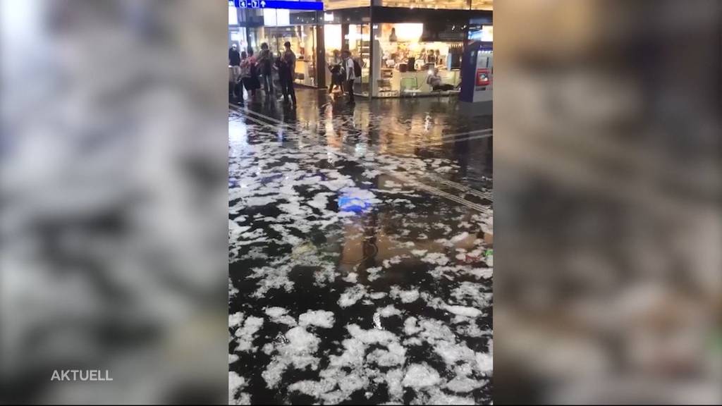 Hagel Gewitter Und Uberschwemmungen Heftige Unwetter Ziehen Uber Die Schweiz Tele M1