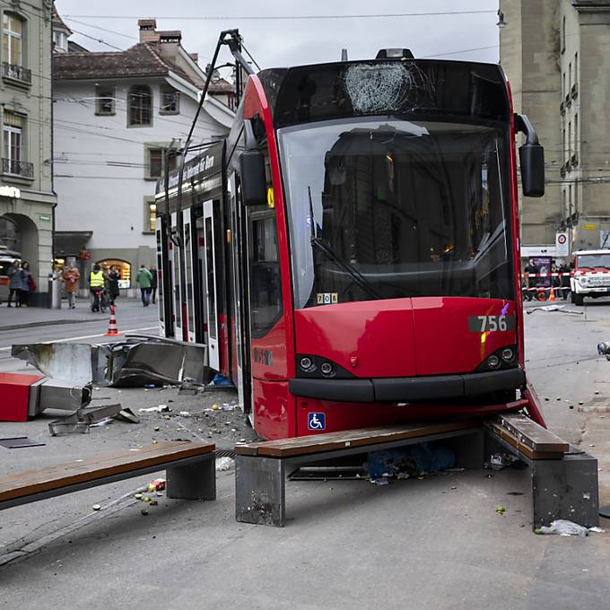 Medizinisches Problem führte zu Tramentgleisung in Bern