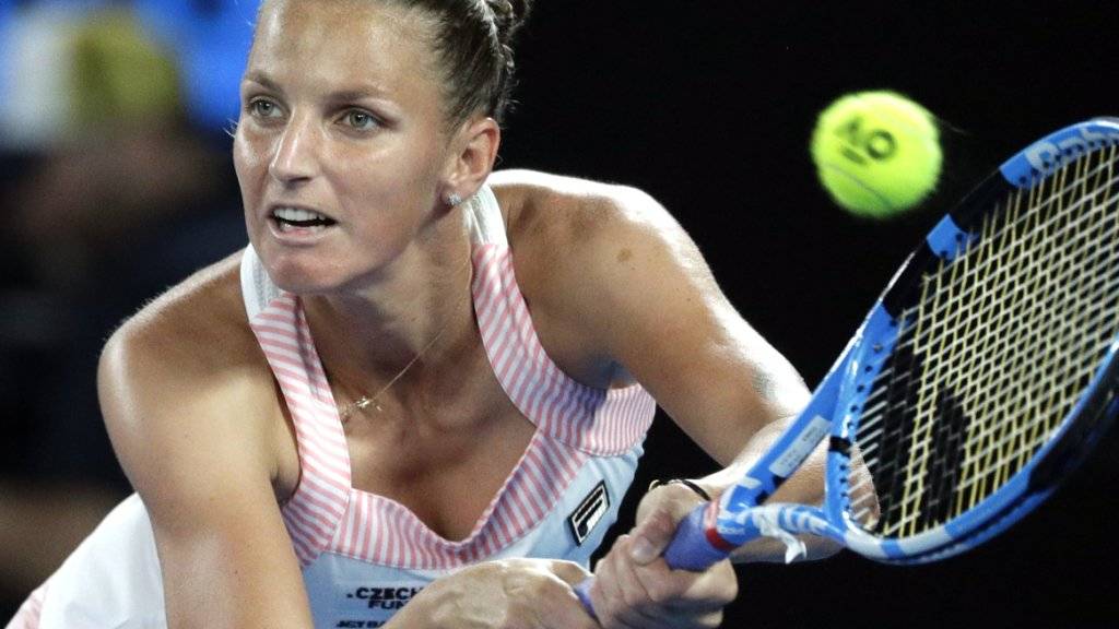 Verlor gegen Simona Halep: Tschechiens Teamleaderin Karolina Pliskova