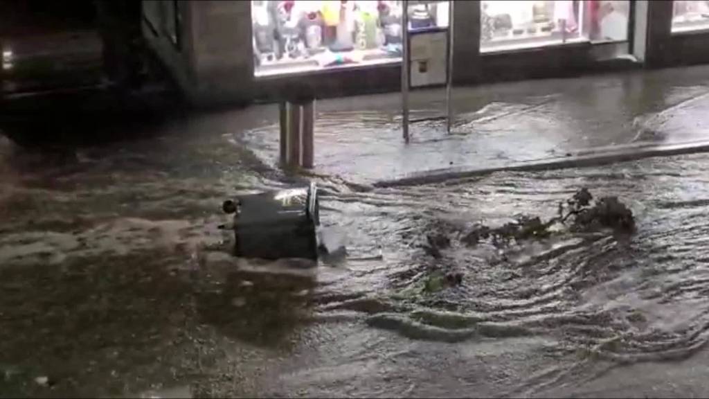 Sturmtief Bernd: Unwetter wütet in Zürich am heftigsten