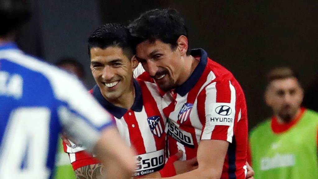 Luis Suarez traf einmal mehr für Atlético Madrid