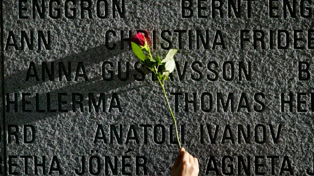 Gedenkstätte für die Opfer des Schiffsunglücks in Stockholm. Die «Estonia» sank am 28. September 1994. (Archivbild)