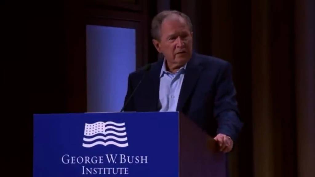George W. Bush verwechselt Ukraine mit Irak