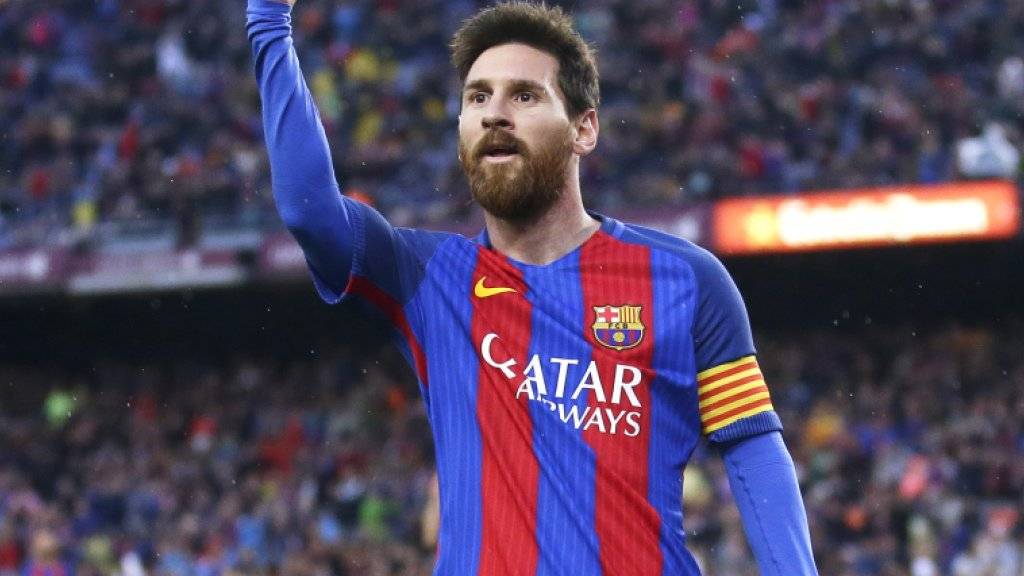 Traf auch gegen Osasuna: Barças Superstar Lionel Messi