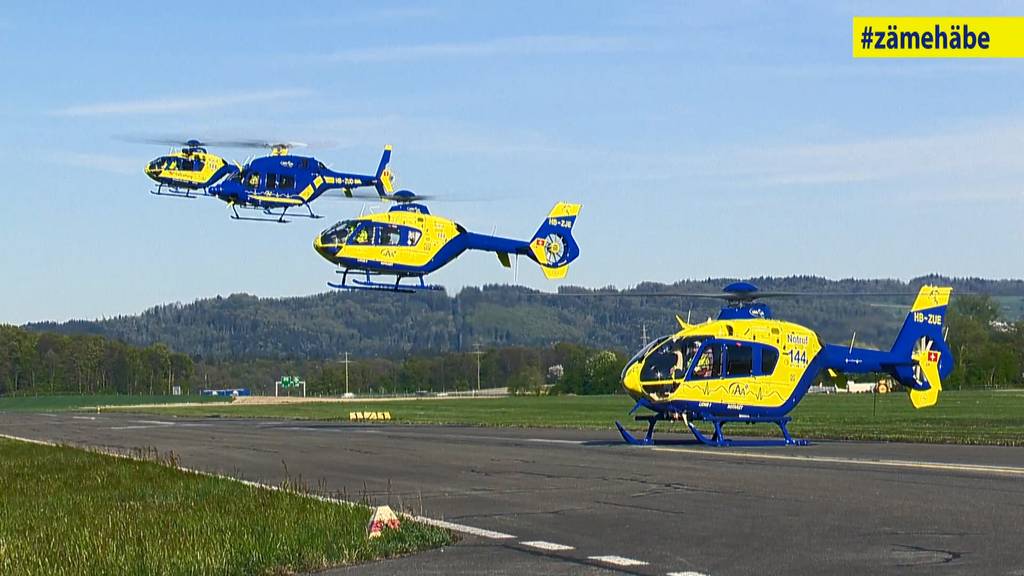 «Zämehäbe»: Helishow der Rettungsdienste mit wichtiger Botschaft