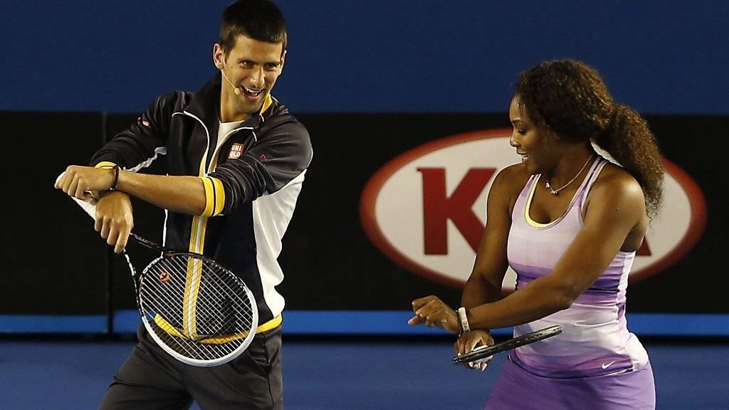 Sind unterschiedlicher Meinung bezüglich der Höhe des Preisgelds: Novak Djokovic und Serena Williams