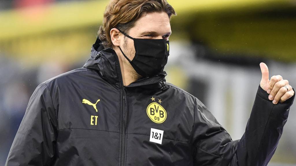 Lucien Favres Nachfolger Edin Terzic kam mit Borussia Dortmund im dritten Spiel zum zweiten Sieg