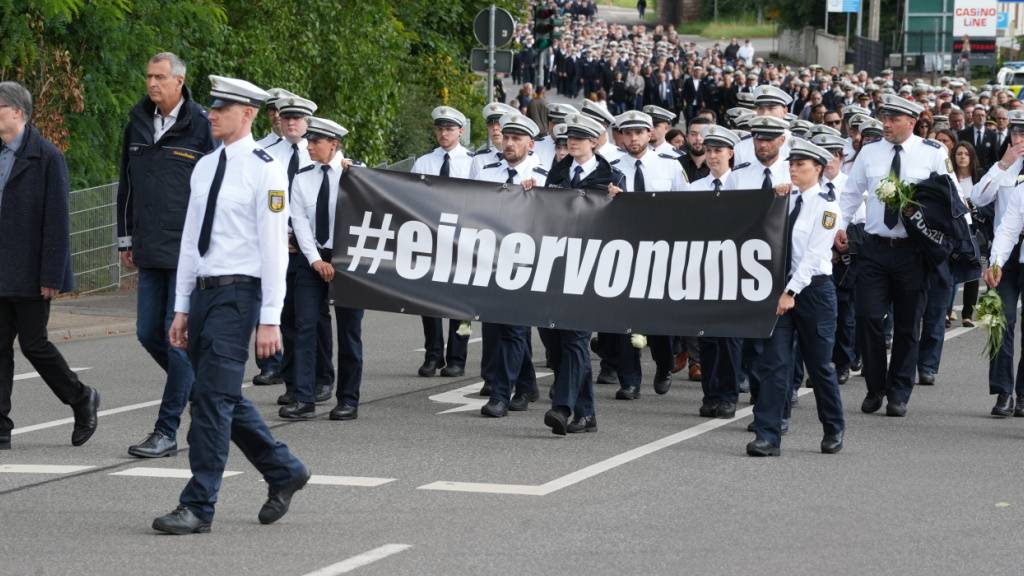 Prozess wegen Mordes an einem Polizisten in Deutschland begonnen