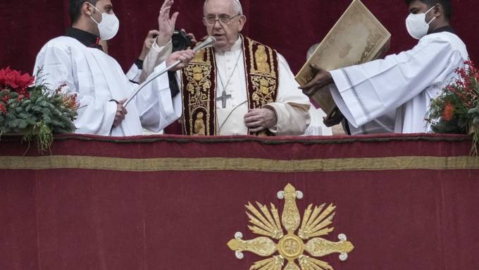 Papst spendet Segen «Urbi et Orbi»: Nicht wegsehen bei Konflikten